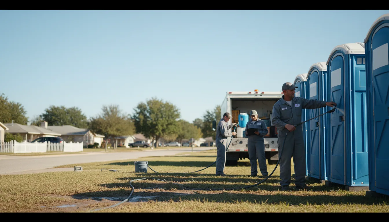 Long-Term Portable Toilet Rental in Bryan, TX near me